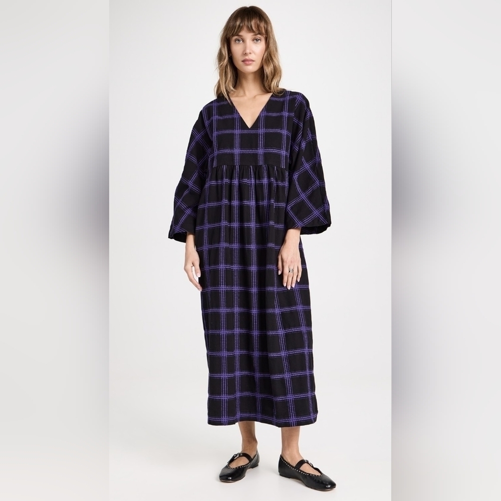 Mara Hoffman Cotton Aviva Dress In Penny Plaid